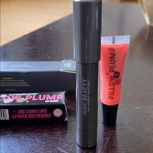 Luminous lip crayon + lip gloss